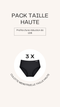 Pack Culotte Menstruelle Taille Haute VELUNA