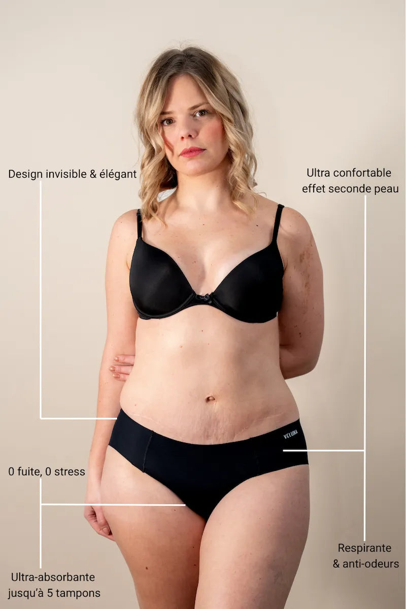 Culotte menstruelle invisible Selene VELUNA