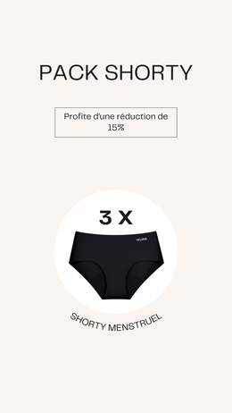 Pack Shorty Menstruel VELUNA