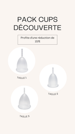 Pack cups Découverte - Vignette | VELUNA