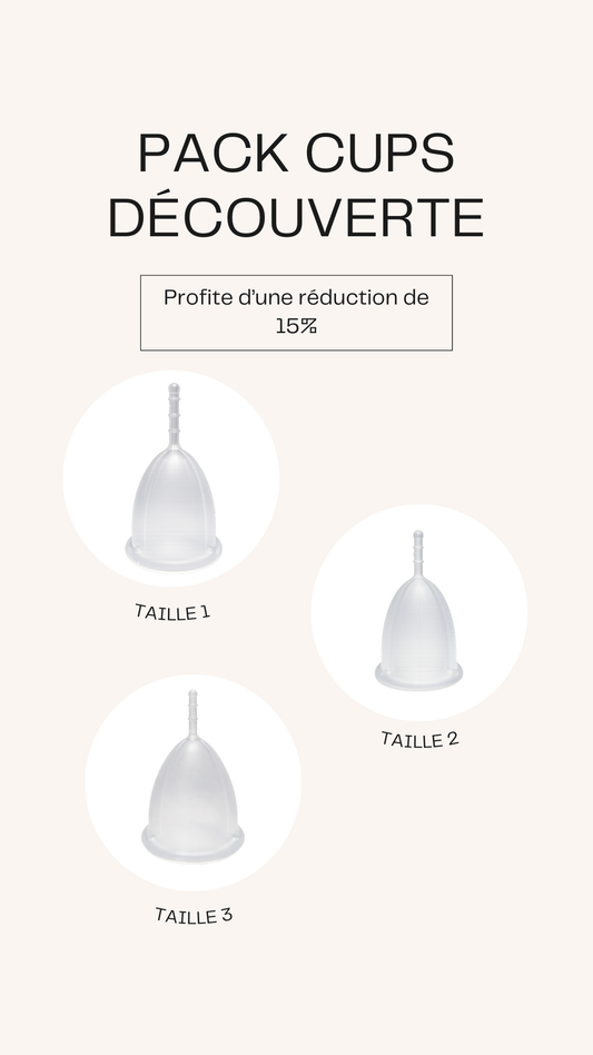 Pack cups Découverte VELUNA