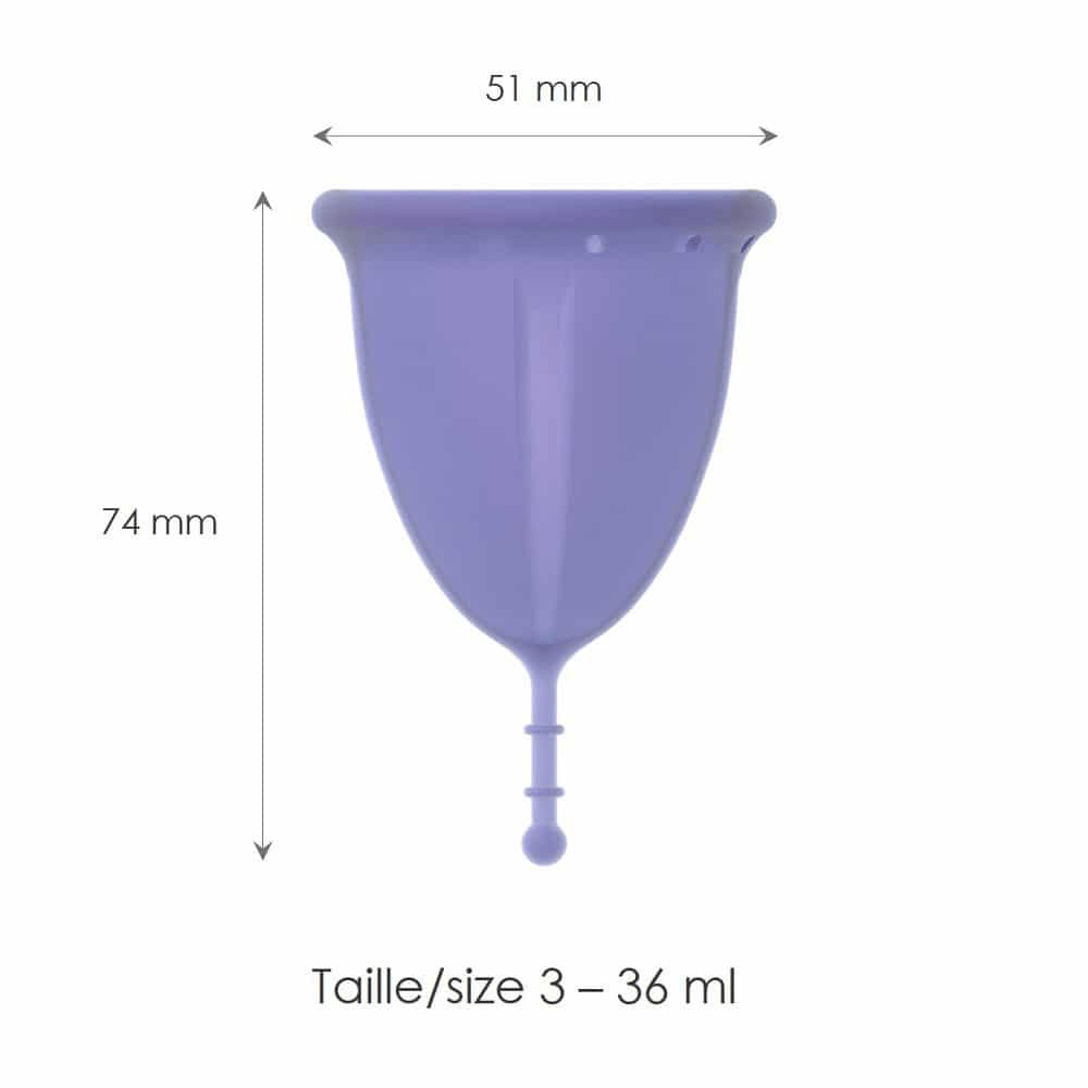 Coupe menstruelle anti - microbienne - VELUNA